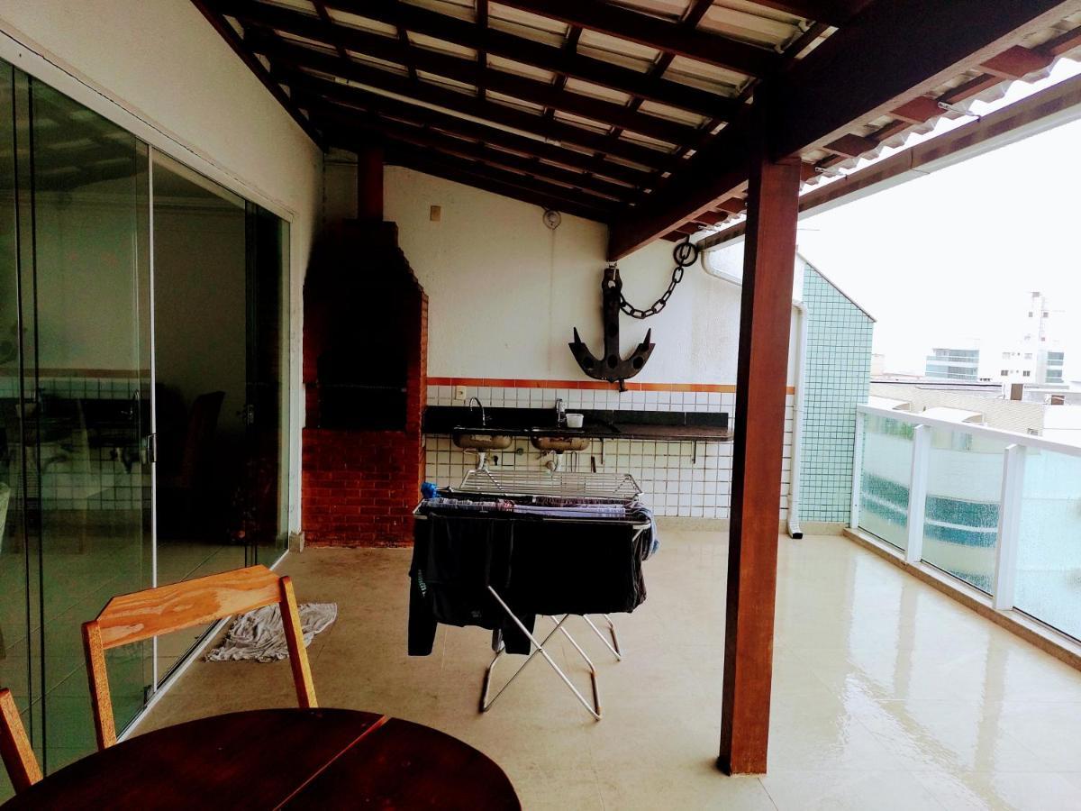 Cobertura c/ vista para o mar e montanhas, churrasqueira, 4 quartos 2 Vg garagem Guarapari Exterior foto